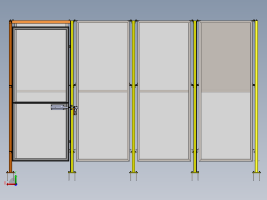 车间围栏后视缩略图