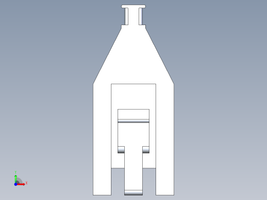 公头和接线盒4P QIKMATE插头应力释放挂钩前视缩略图