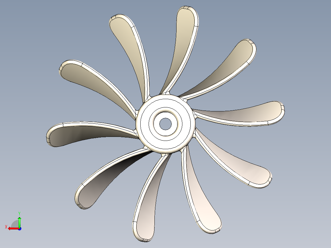 螺旋桨(111)后视图