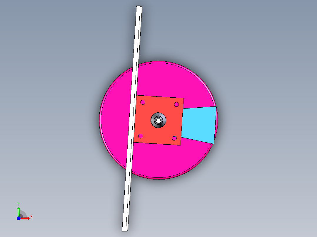 B2004037-木质废料压块工具前视图