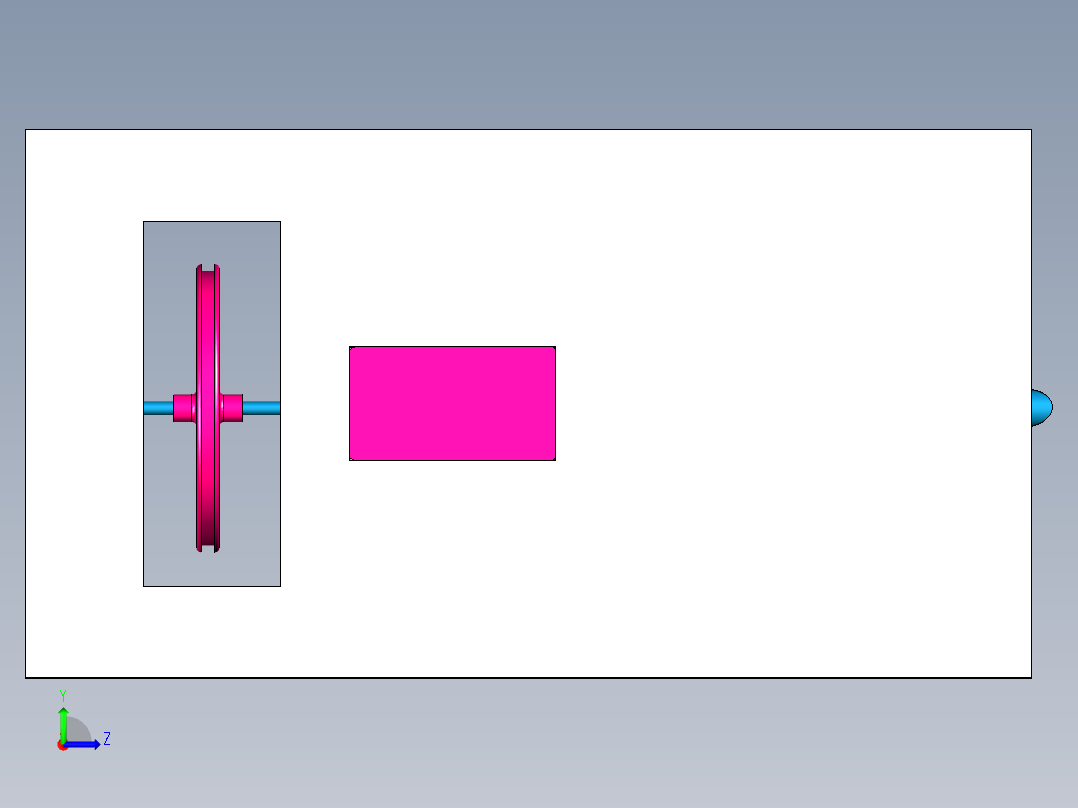 B2004037-木质废料压块工具左视图