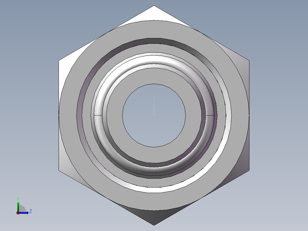 直通同径度接头、2D-22左视图