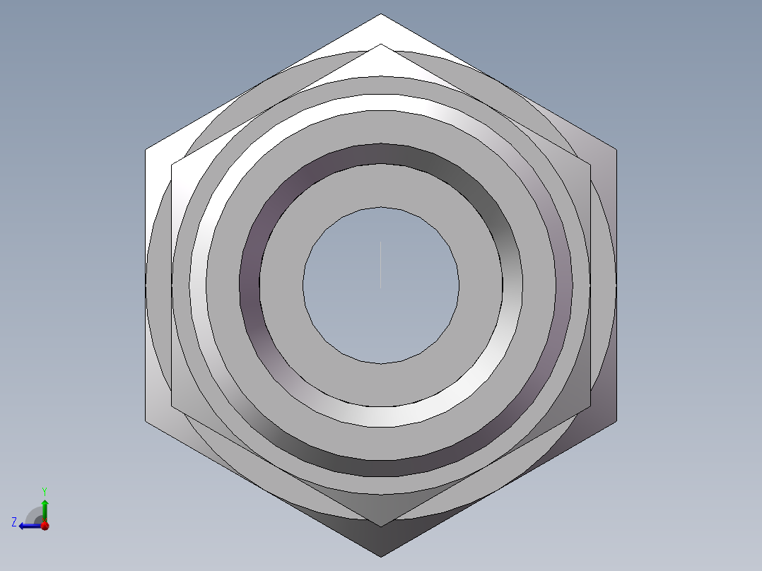 直通同径度接头、2D-22右视图