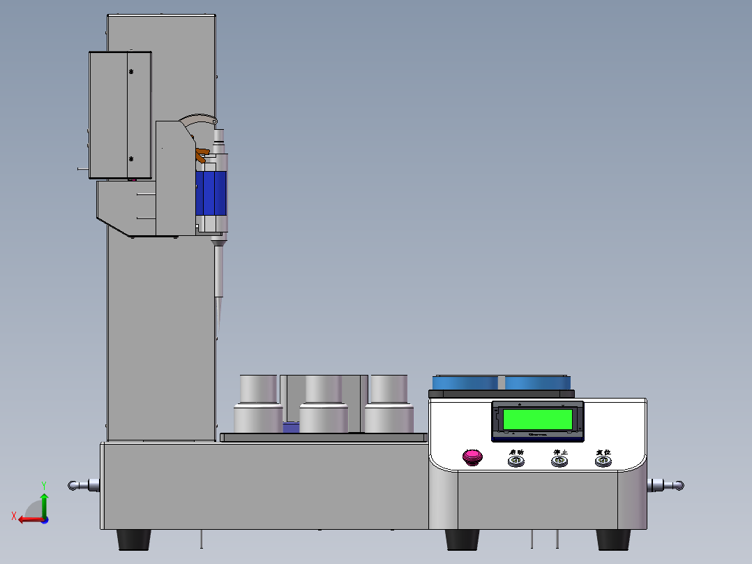 自动化移液设备658844后视图