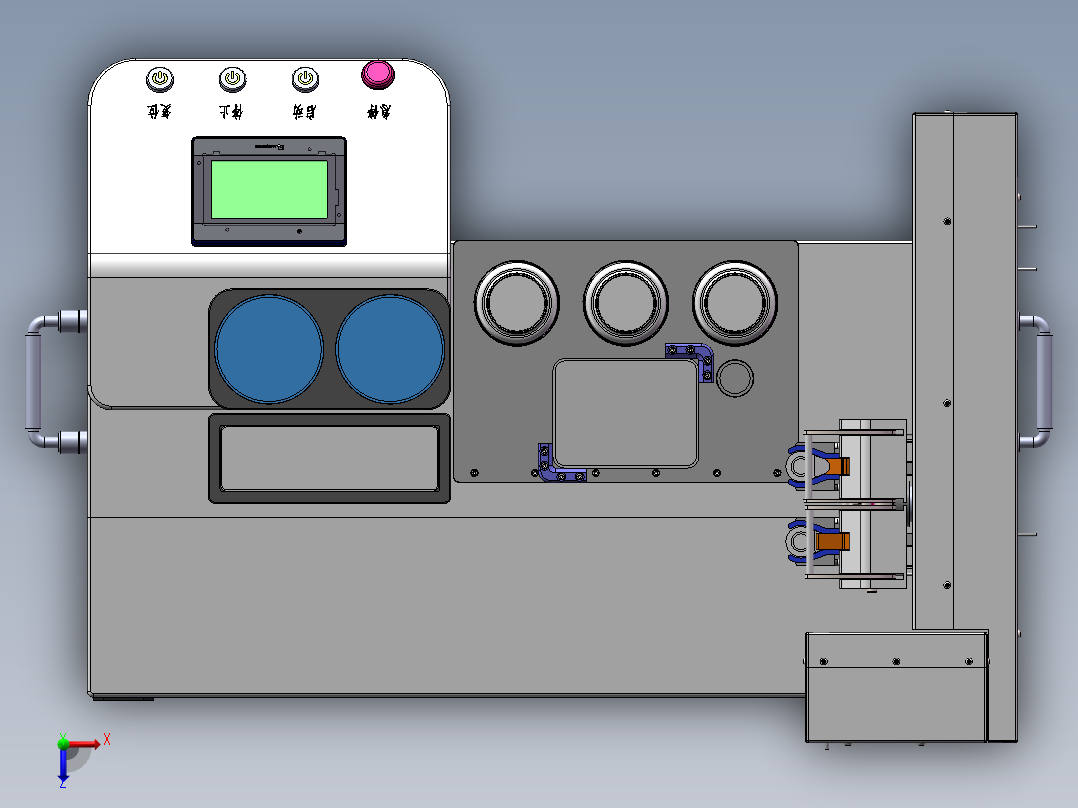 自动化移液设备658844俯视图