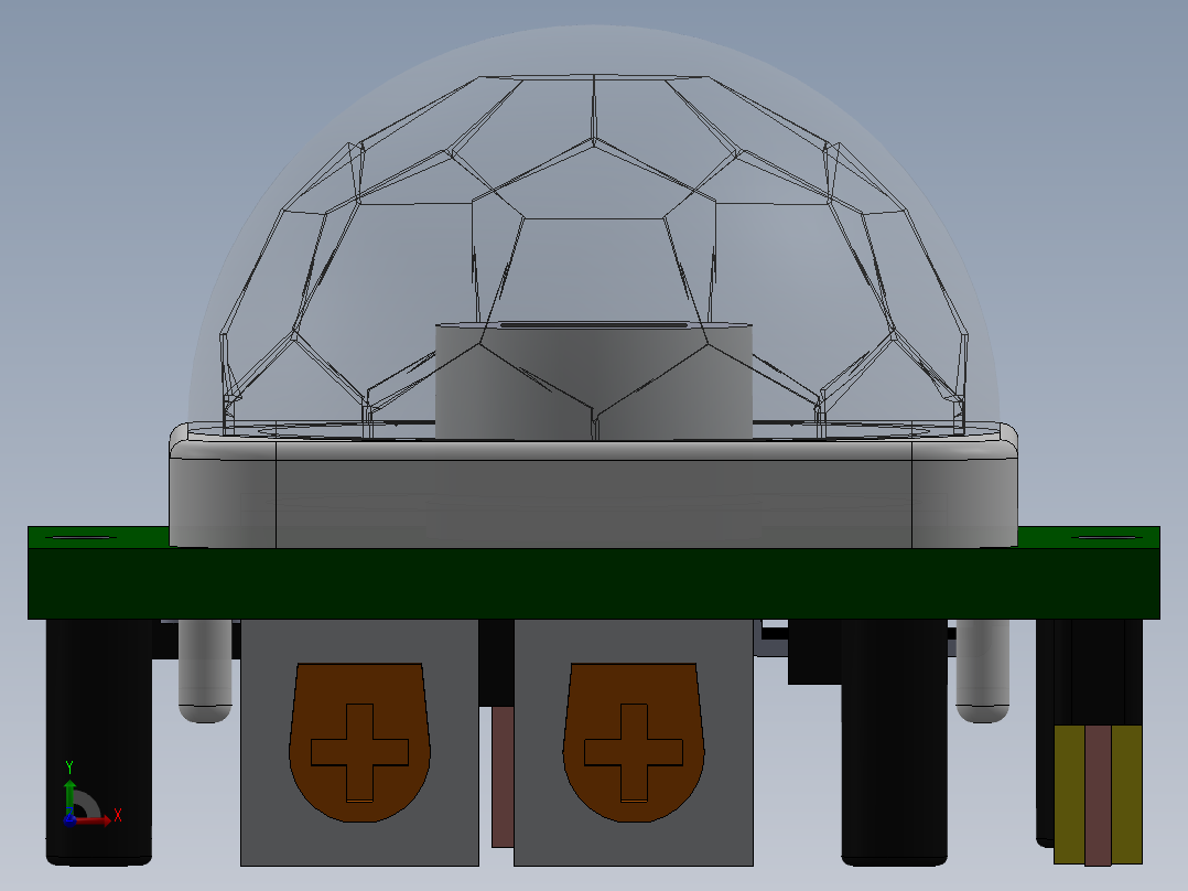 传感器(108)前视图