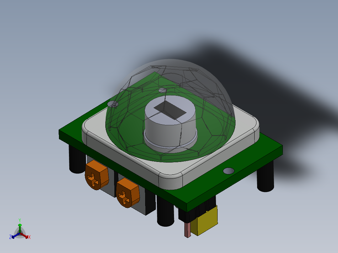 传感器(108)正等轴测图