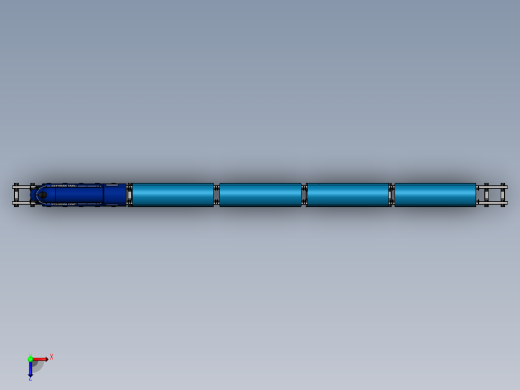 Locomotive简易机车火车模型3D图纸 Solidworks设计俯视缩略图