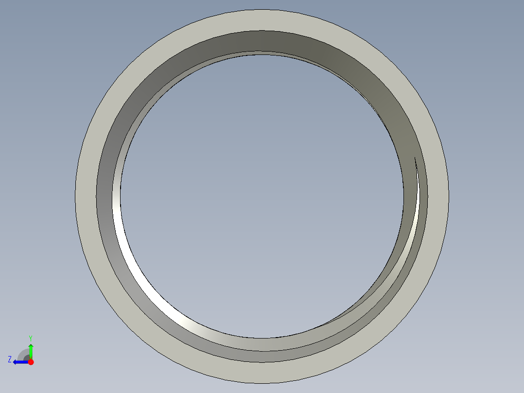 螺纹管管箍-等径直通 DN15右视图