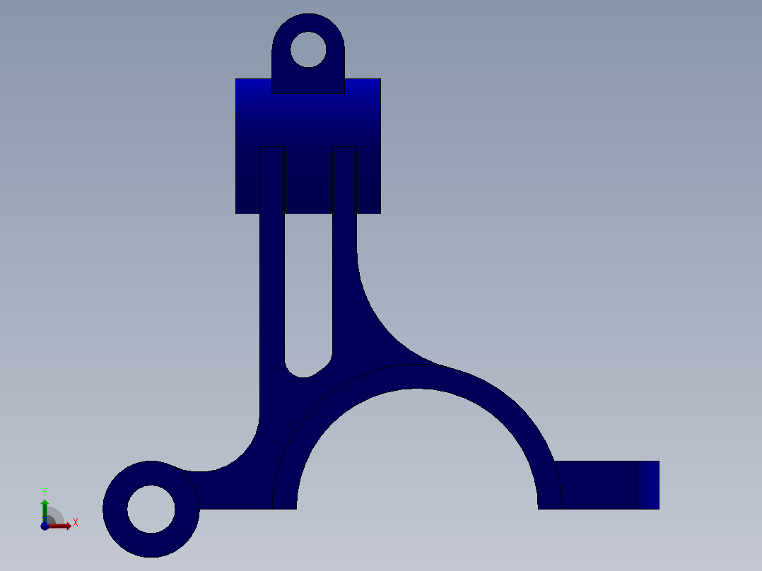 机械组件前视图