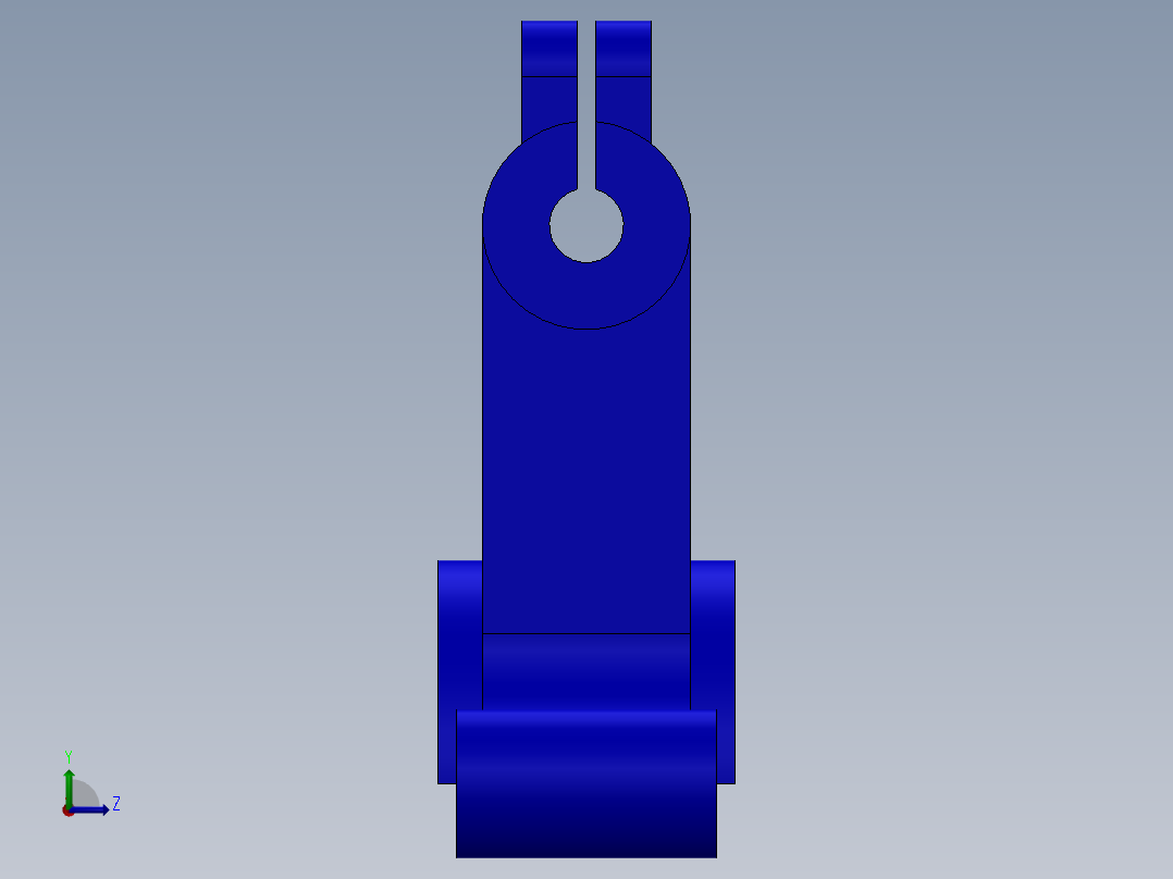 机械组件左视图