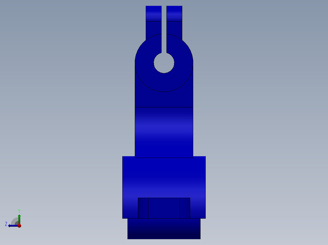 机械组件右视图