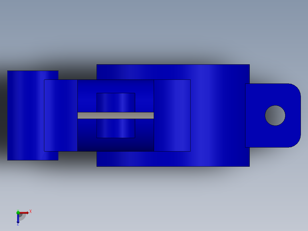 机械组件俯视图