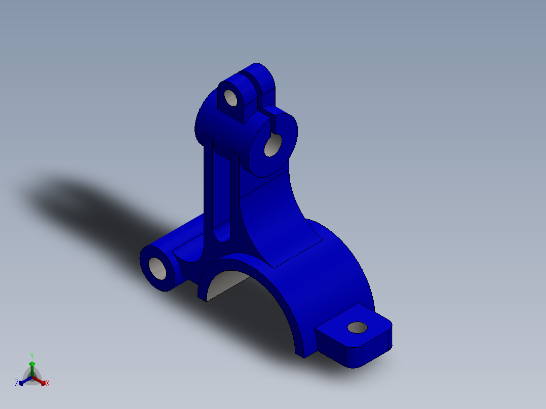 机械组件正等轴测图