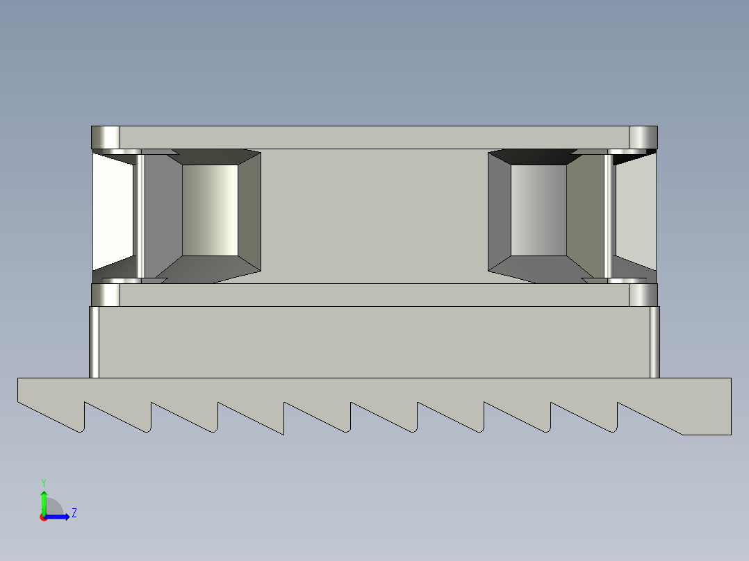 15X18MZ风扇组合3-ZX-12左视图