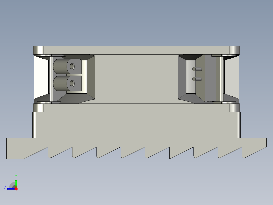 15X18MZ风扇组合3-ZX-12右视图