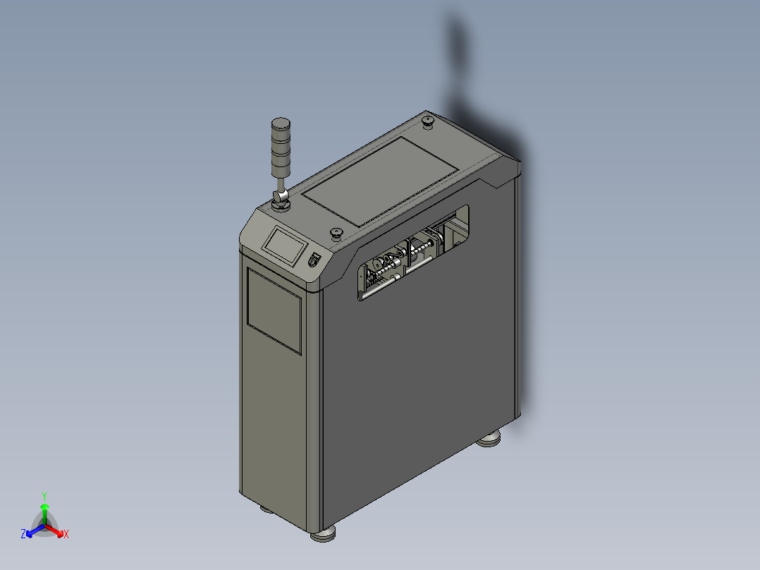 线路板不同工序转接用的移载机正等轴测图