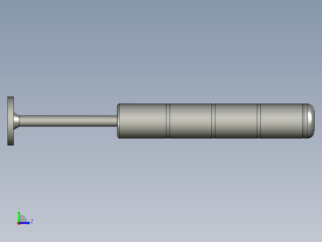 三色灯CTL50-3TJ-24V左视图