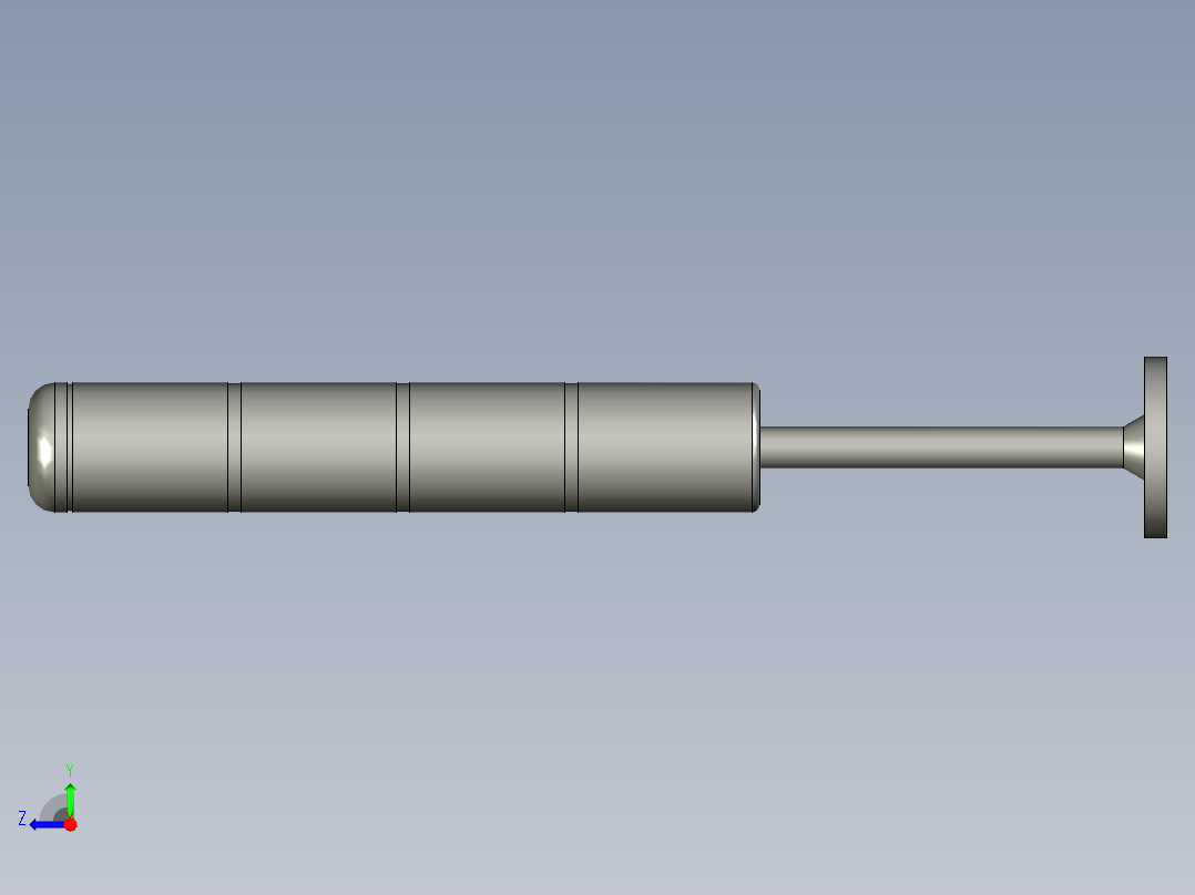 三色灯CTL50-3TJ-24V右视图