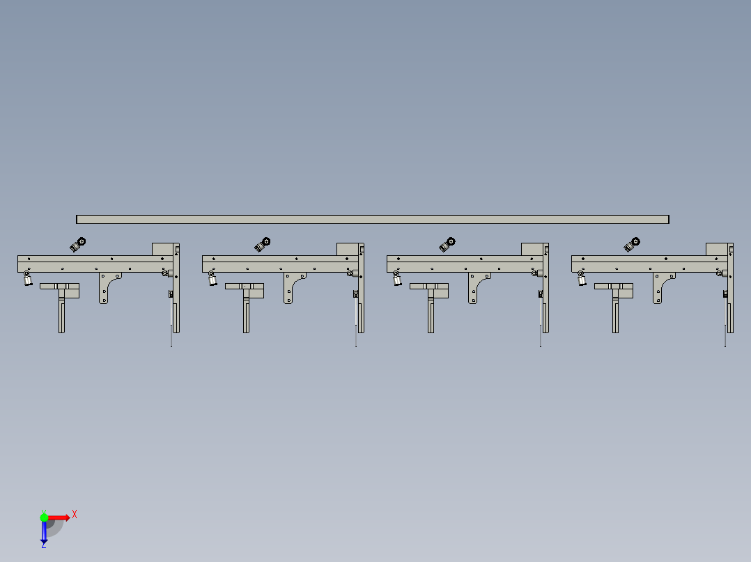 夹爪模组0俯视图