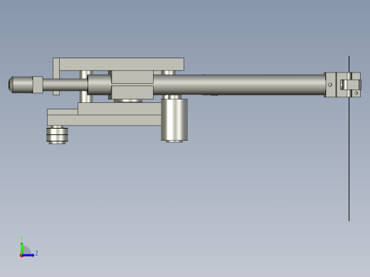 单元夹带装置左视缩略图