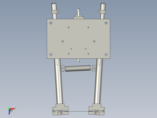 单元夹带装置俯视缩略图
