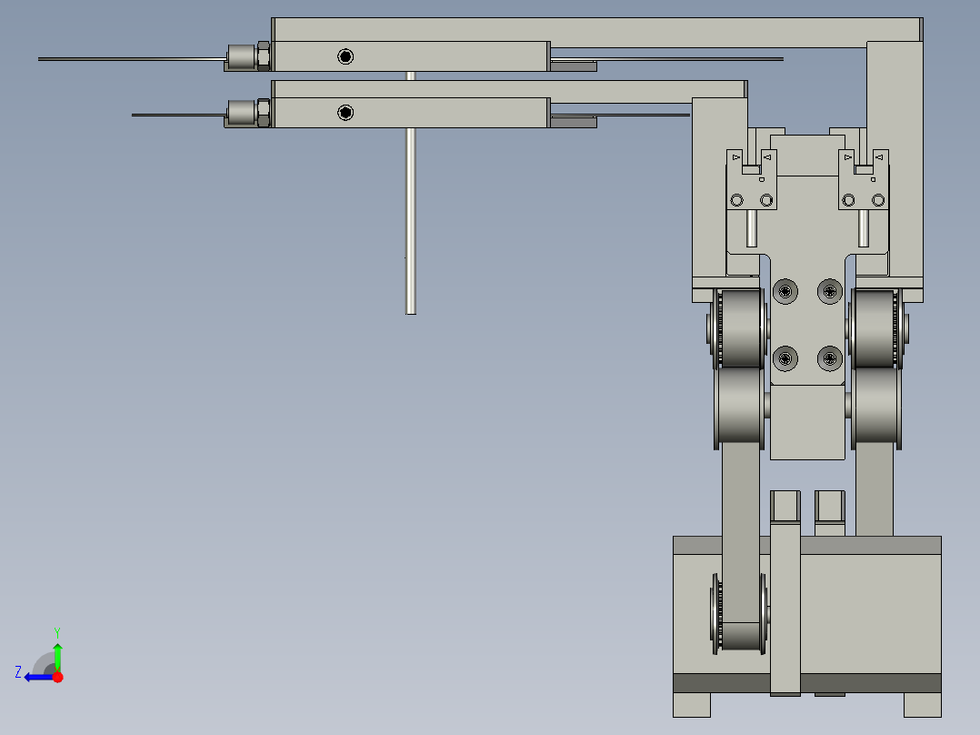 取放wafer真空组件右视图