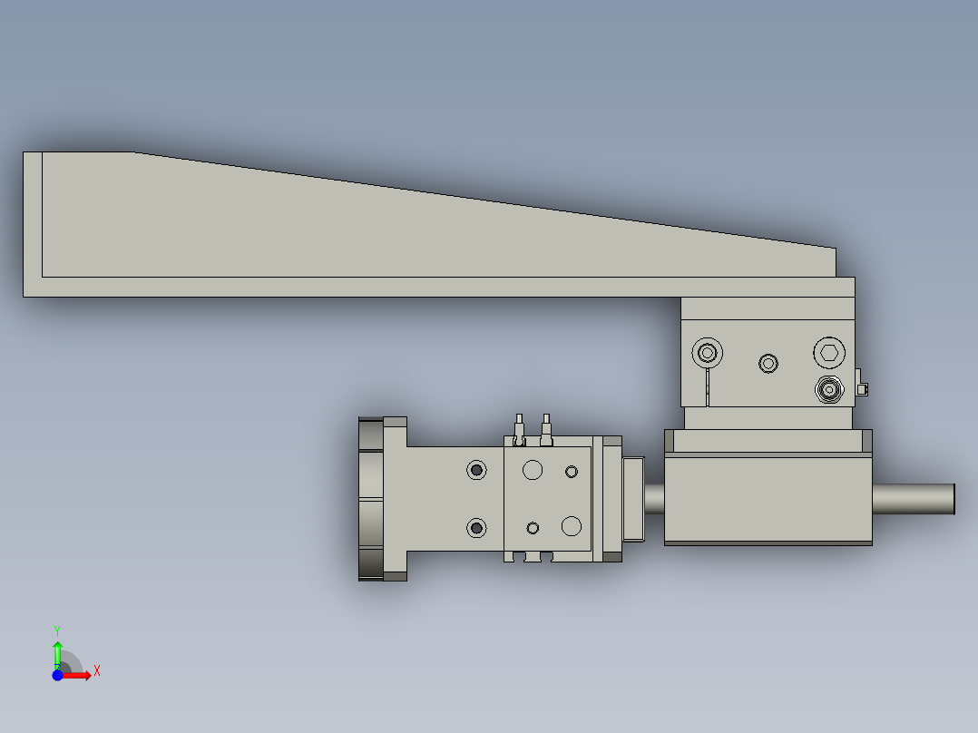 DYDJ-F2铁芯搬移装配体前视图