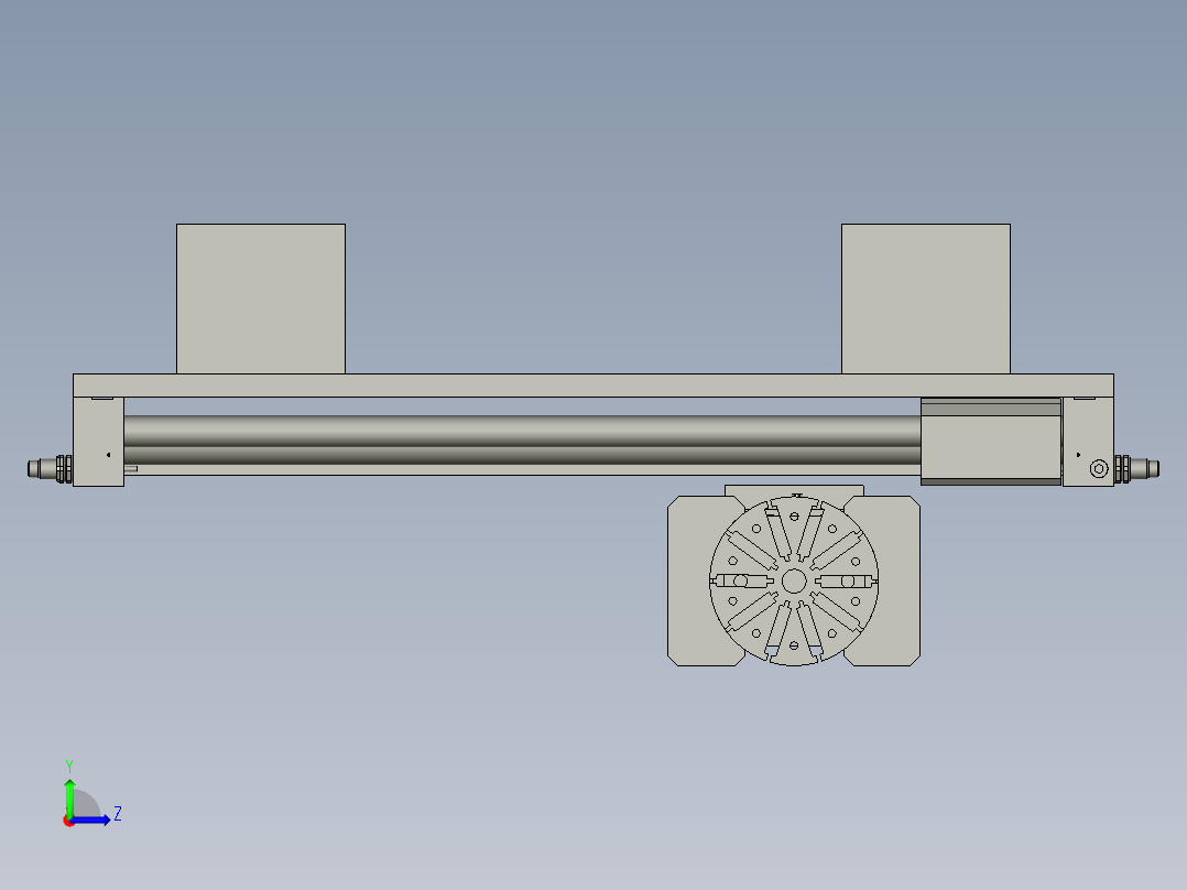 DYDJ-F2铁芯搬移装配体左视图