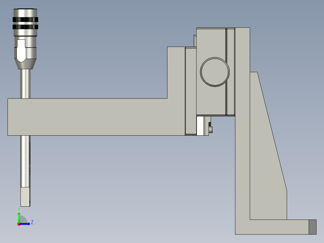 020200端面探伤部件左视图