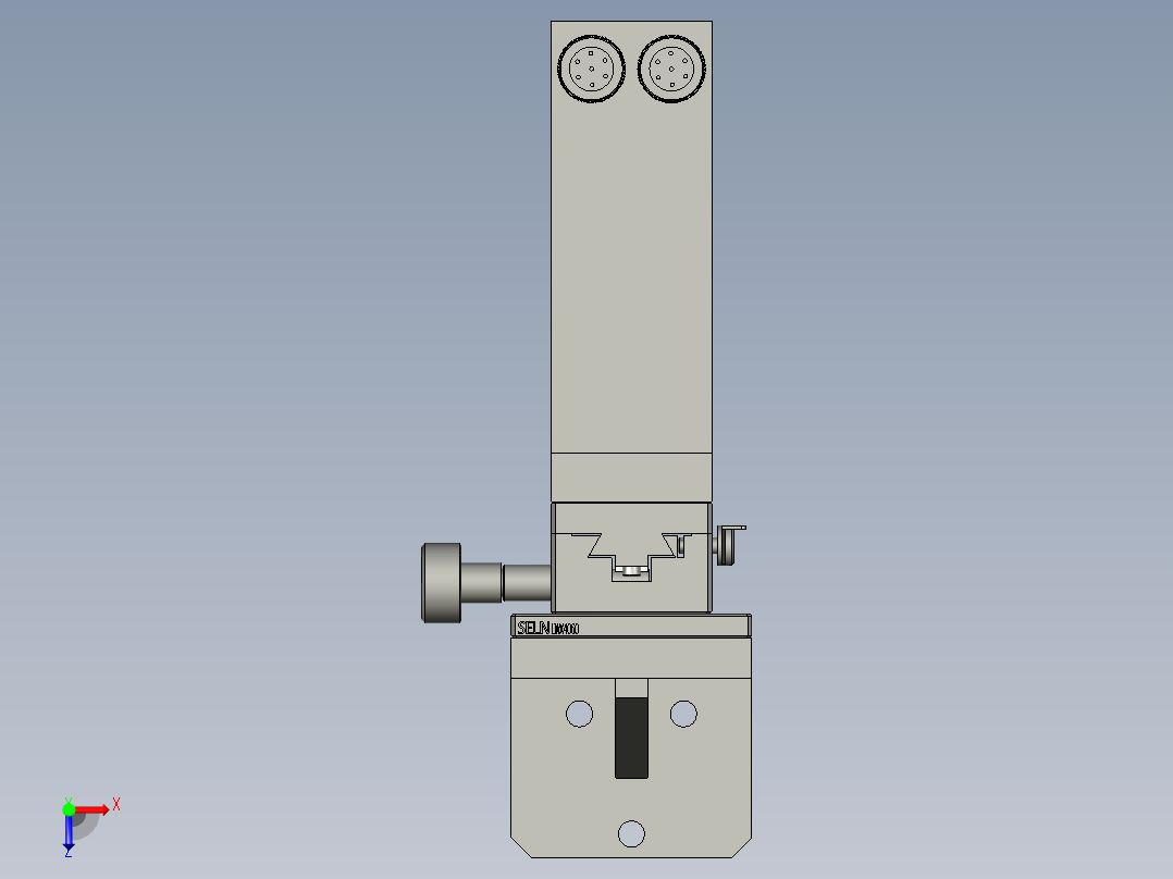 020200端面探伤部件俯视图