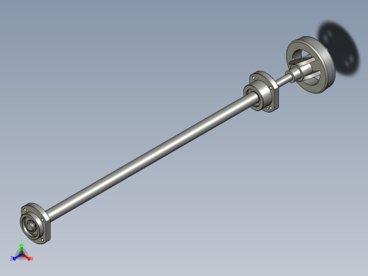 梯形丝杆支座组件