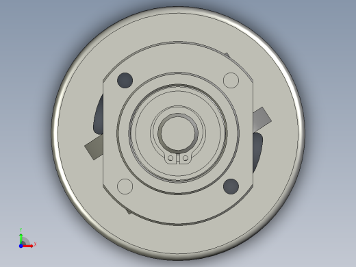 梯形丝杆支座组件前视缩略图