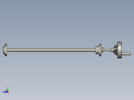梯形丝杆支座组件右视缩略图