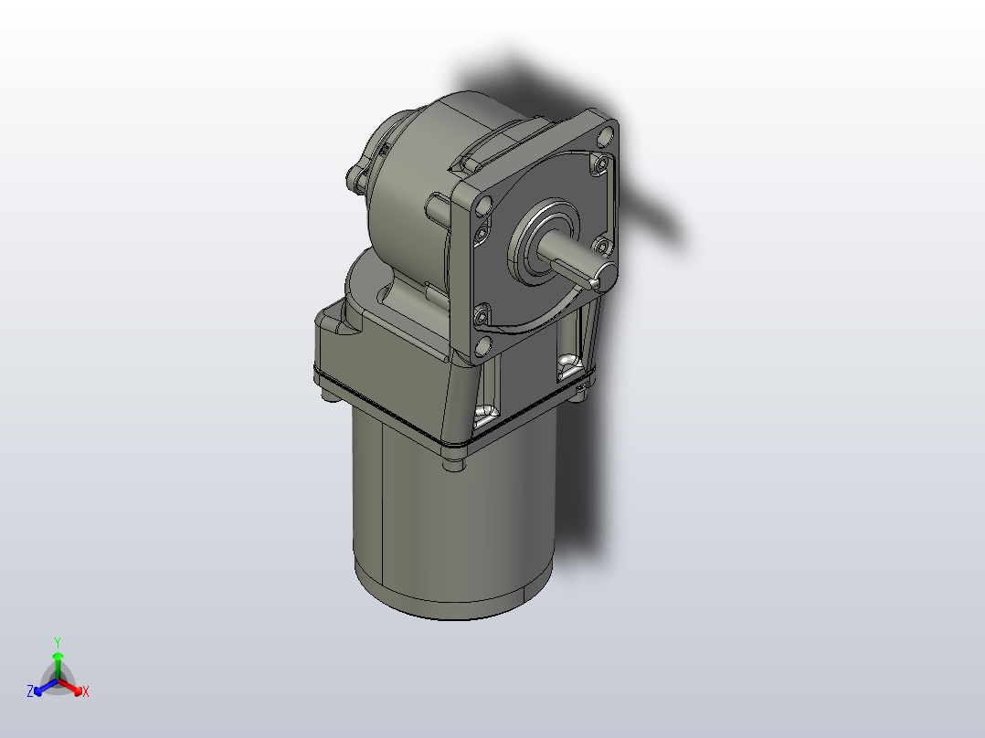 交流减速机5IK40RGU-C(5GU3RT-180RT)新主视图