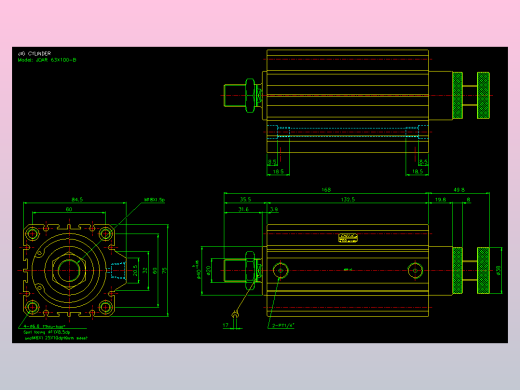 气立可CHELIC气缸2D-JDAR63x100-B