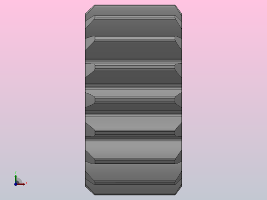 标准型模数2.5直齿轮压力角20°_GSFHC-2.5-18-25-dc10-A前视缩略图