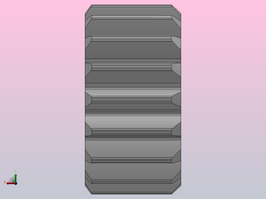 标准型模数2.5直齿轮压力角20°_GSFHC-2.5-18-25-dc10-A后视缩略图