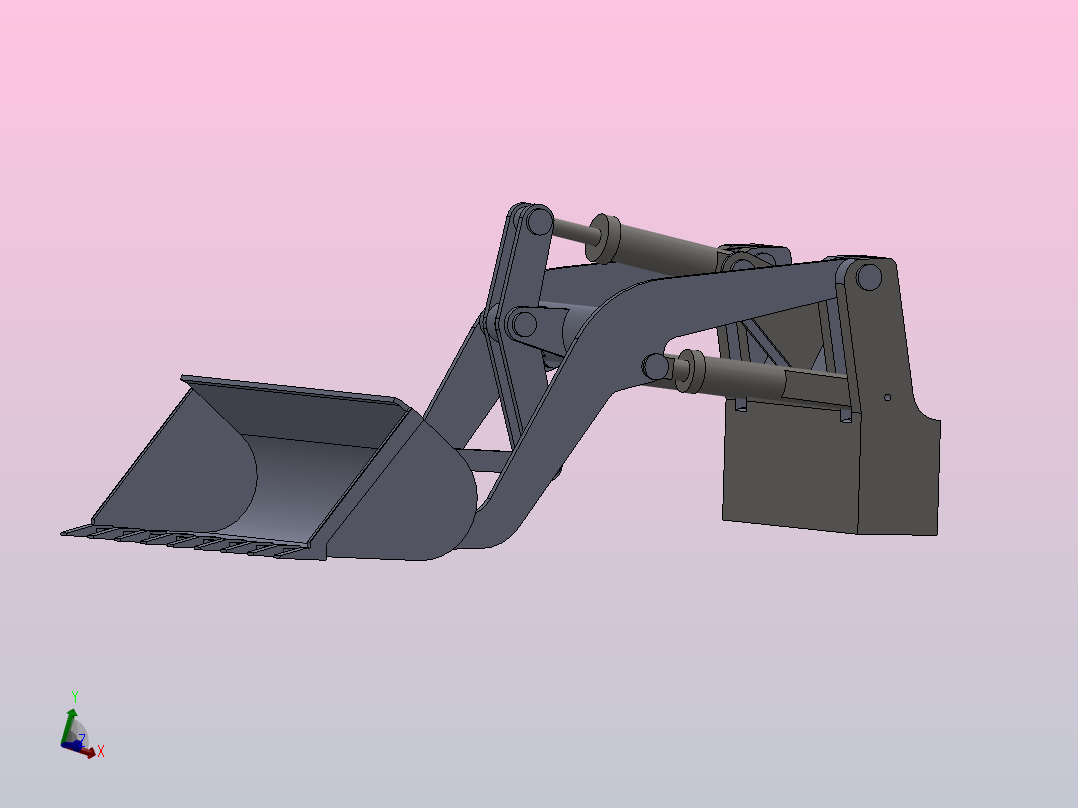 小型铲平机主视图