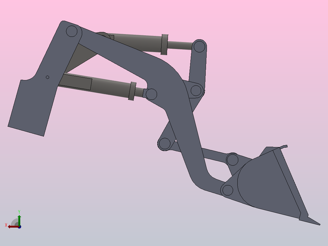 小型铲平机后视图