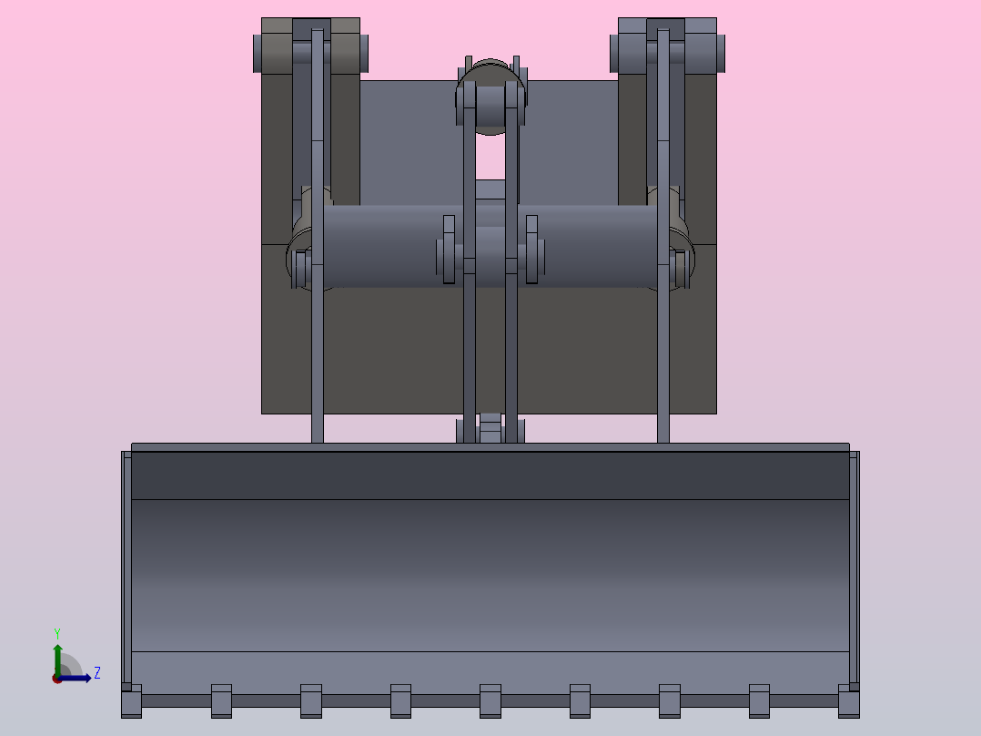 小型铲平机左视图