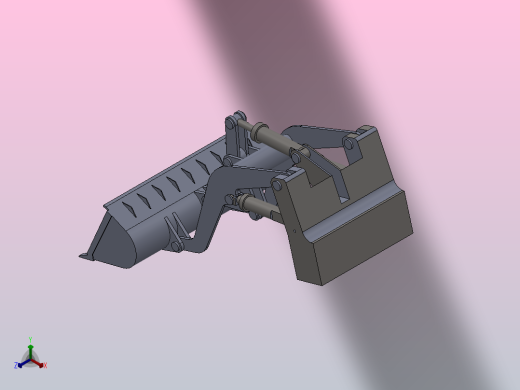 小型铲平机正等轴测缩略图