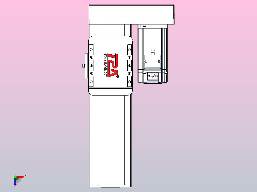 滚珠丝杠直线轴带导轨全封闭TPA-HCR-85D-1610C-L150-ML-C-P20-N3俯视图