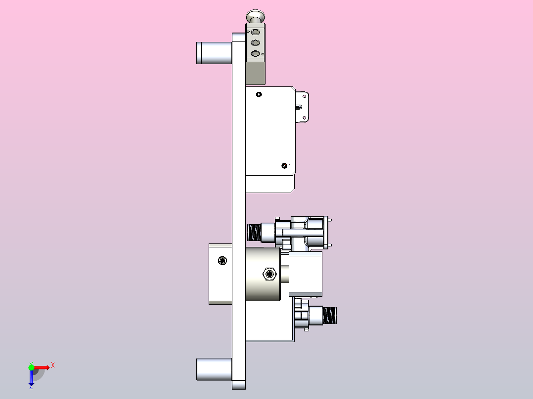 BLF8-01-1阀体加工单面工装俯视图