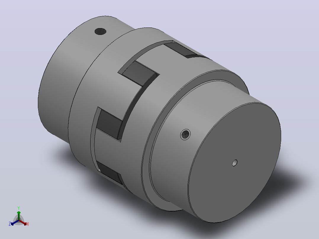 星形弹性联轴器_WF-65-St-98SH-A-1-φ6-1-φ6主视图