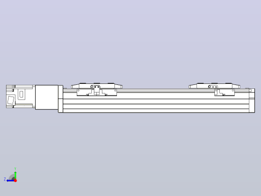 滚珠丝杠线性轴TPA-GCRS-80-1610C-L50-M-M20-N3右视缩略图