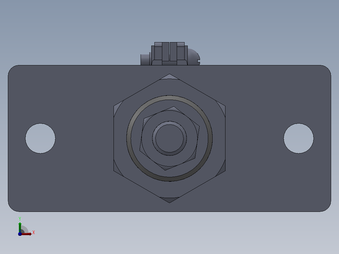 气缸CDM2F20-200Z-M9BZ前视图