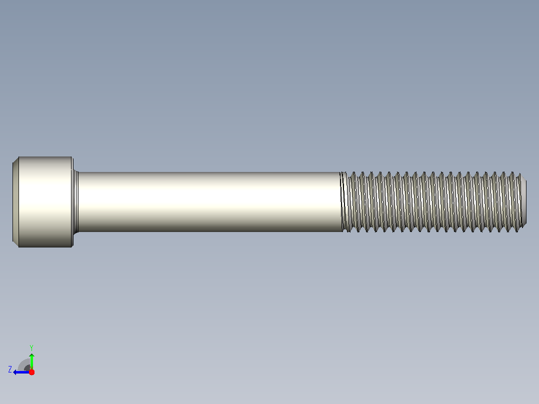 DIN_EN_ISO_4762_M12x90.ipt内六角螺钉右视图