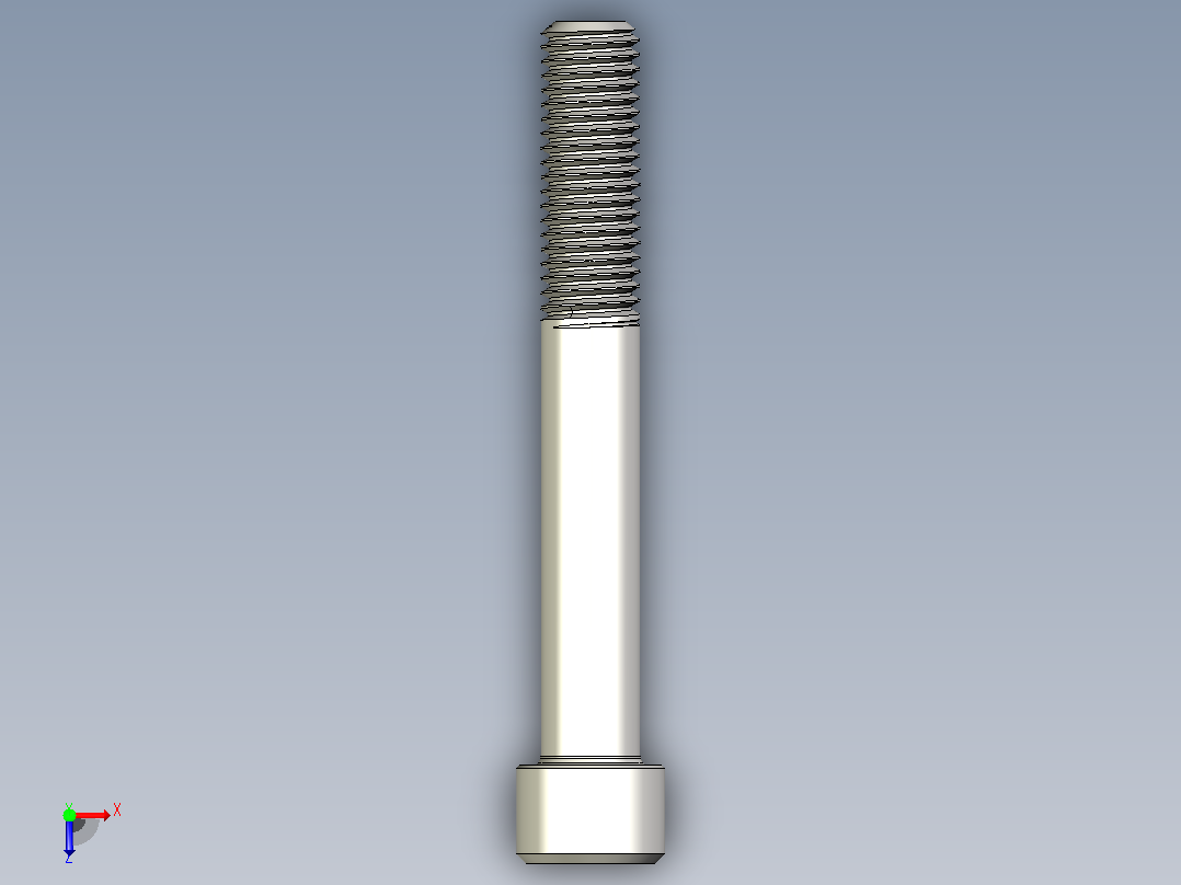 DIN_EN_ISO_4762_M12x90.ipt内六角螺钉俯视图