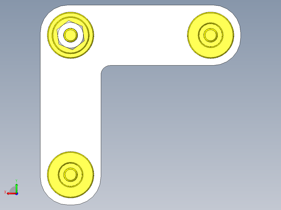 抬起多个工件的机构后视图